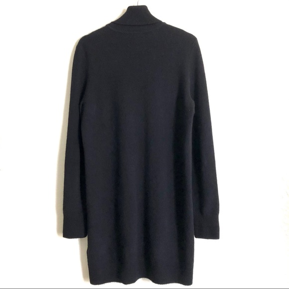 Equipment Oscar Cashmere BlackTurtleneck Dress L - Picture 6 of 12
